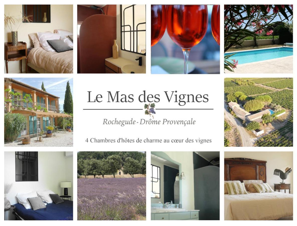 Hotel Maison D'Hotes Le Mas Des Vignes Rochegude  Esterno foto